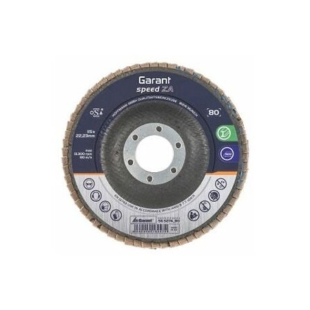 Garant Speed ZA Flap Disc, Dia: 115 mm, Grit: 80 565274 80